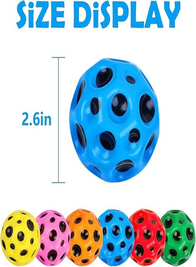 MANVI Bouncing Moon Ball for Kids, Stress Relief Jumping Ball for Birthday Gift, Bouncy Balls for Athlete Training and Sensory Play (10) - Image 2